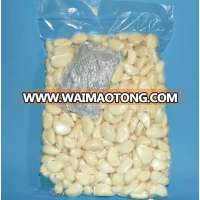 Vacuum bag/Nitrogen-filled jar packing peeled garlic cloves