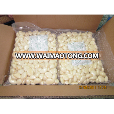 Chinese vacuum packed peeled fresh garlic cloves